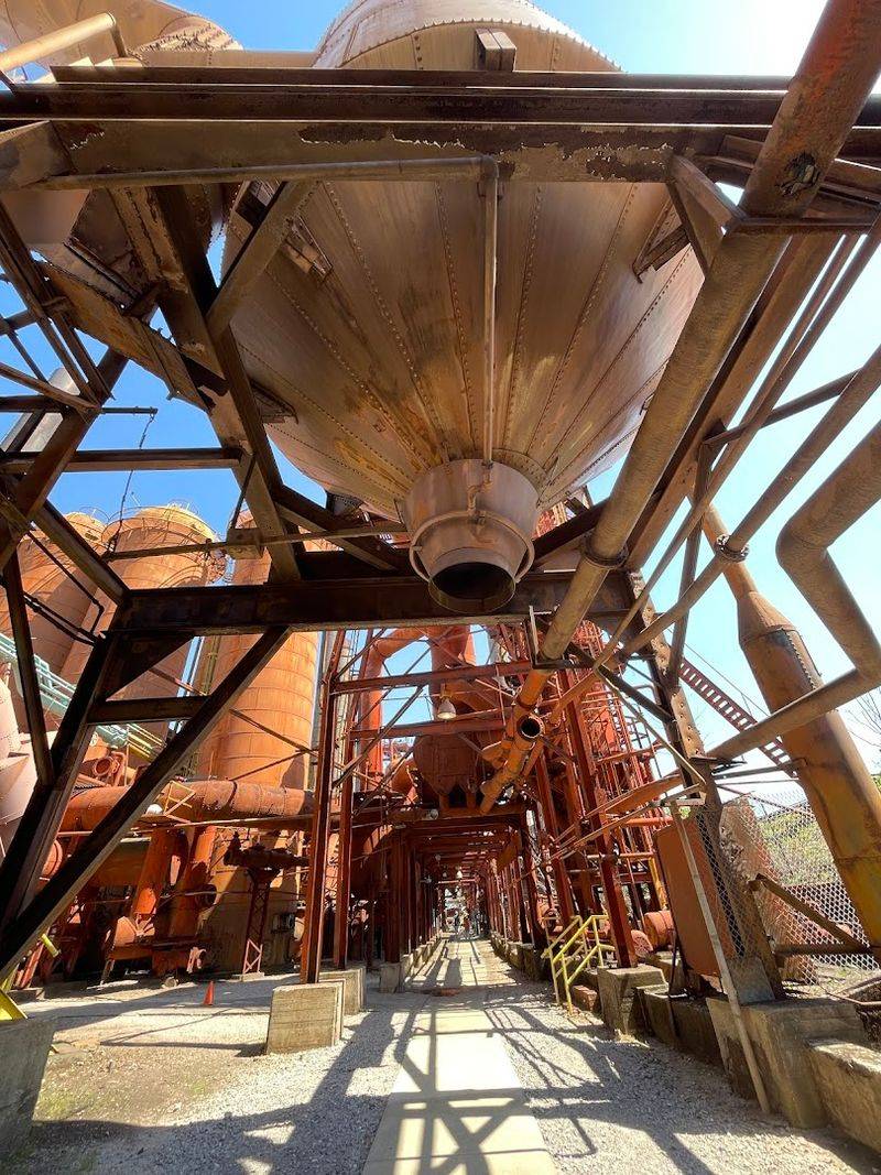 Towering Furnaces Give The Site Its Identity