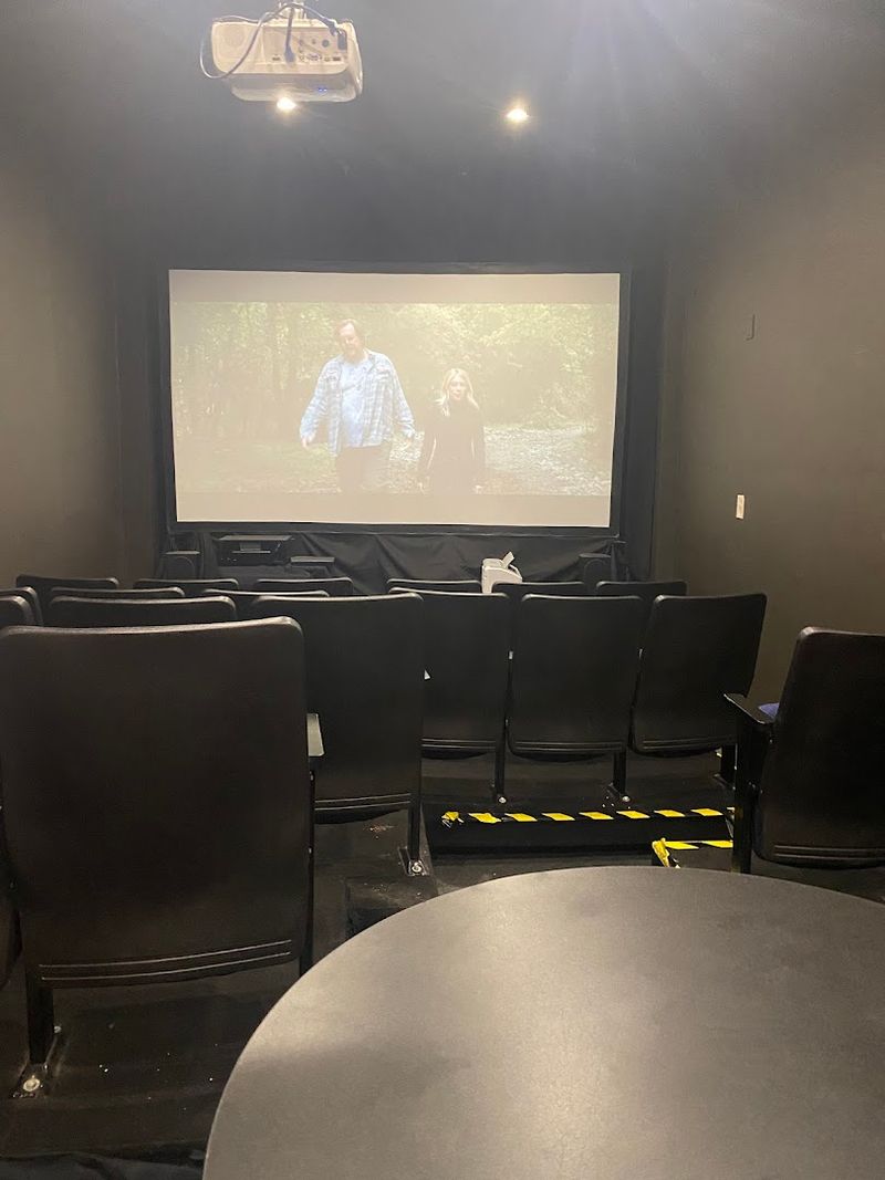 A Cozy Twenty Four Seat Screening Room In Back