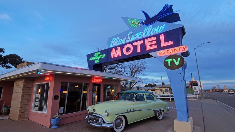A Friendly Glow Along Historic Route 66