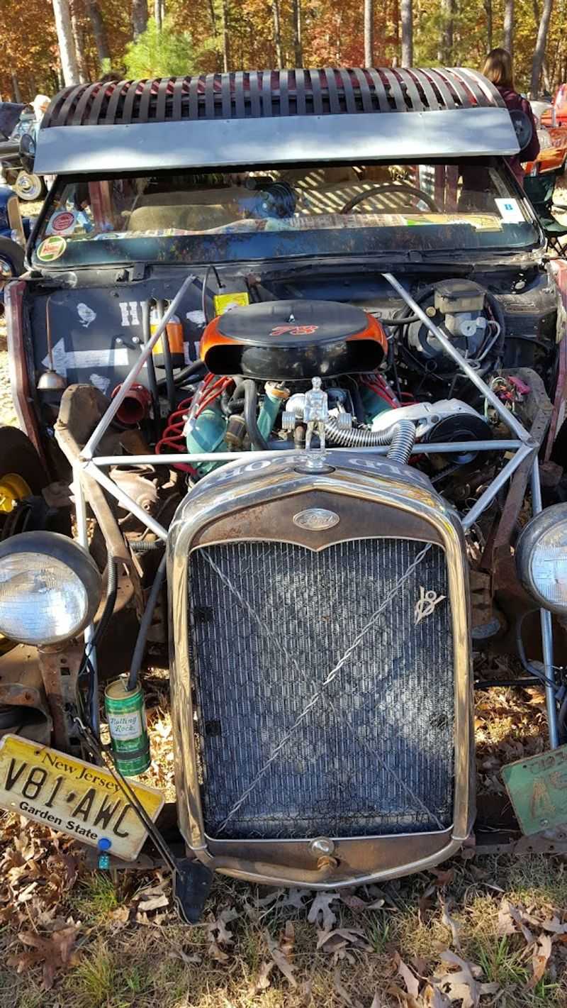 Muscle Cars Frozen Mid-Roar