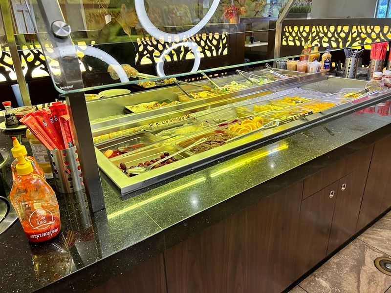 The Hum Of A Well Stocked Buffet At Lunch