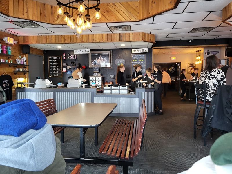 Wood Paneling And Warm Dimmed Light Inside