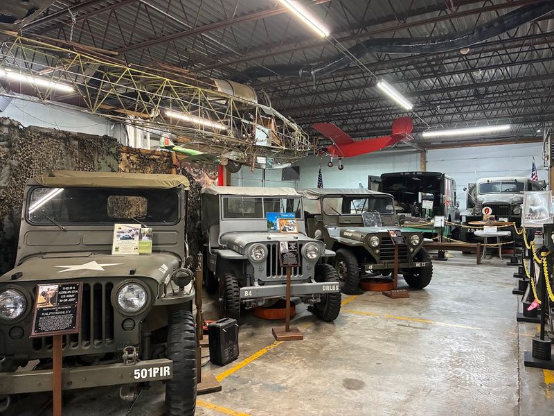 Vintage Military Jeeps and Ground Vehicles on Display