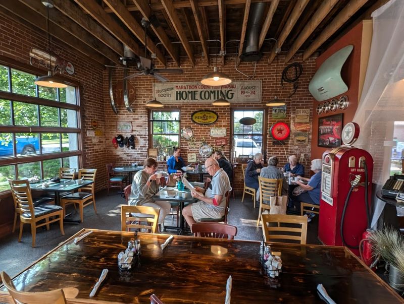 One Last Look Before Exiting The Old Filling Station