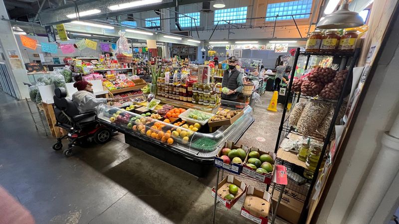 The Aroma Of Fresh Produce And Sizzling Soul Food