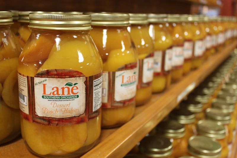 Shelves Lined With Jars Of Southern Sweetness
