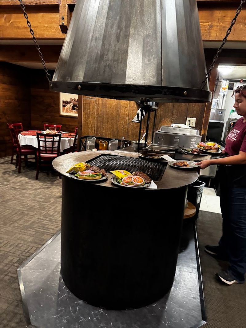 The Grill That Lives in the Middle of the Dining Room