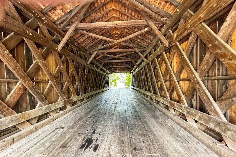One Of Twelve Covered Bridges In Bucks County