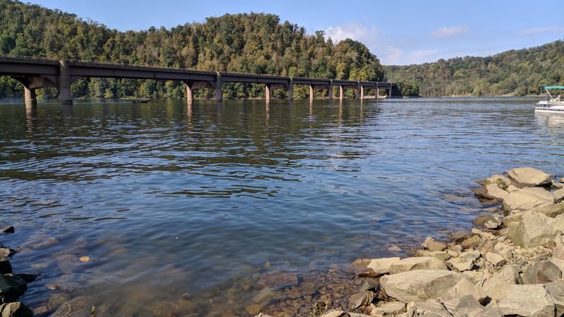 Boaters And Anglers Above A Lost Village