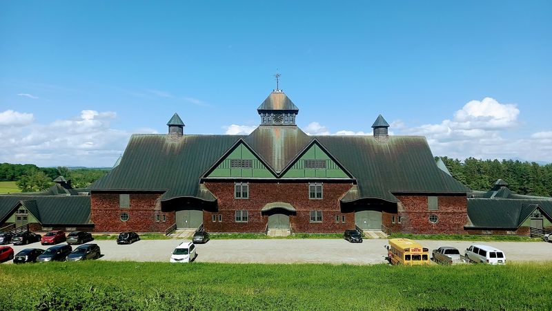 The Copper Roof And The Clocks With Roman Numerals