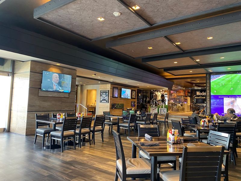 The 117 Monitors Circling The Main Dining Room