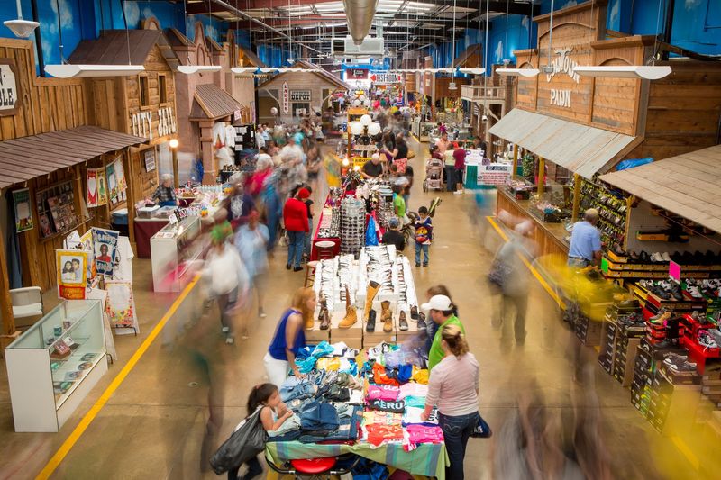 The Friendly Buzz Of A Sprawling Outdoor Marketplace