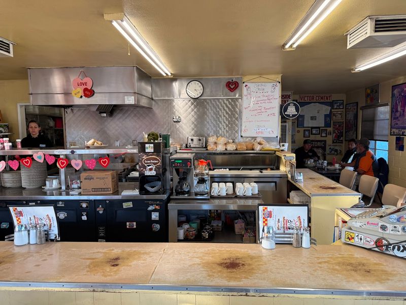 The L Shaped Formica Countertop Worn Smooth By Generations