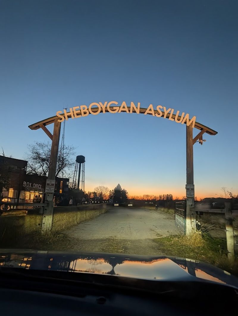 One Last Look Before The Metal Gate Closes Behind You