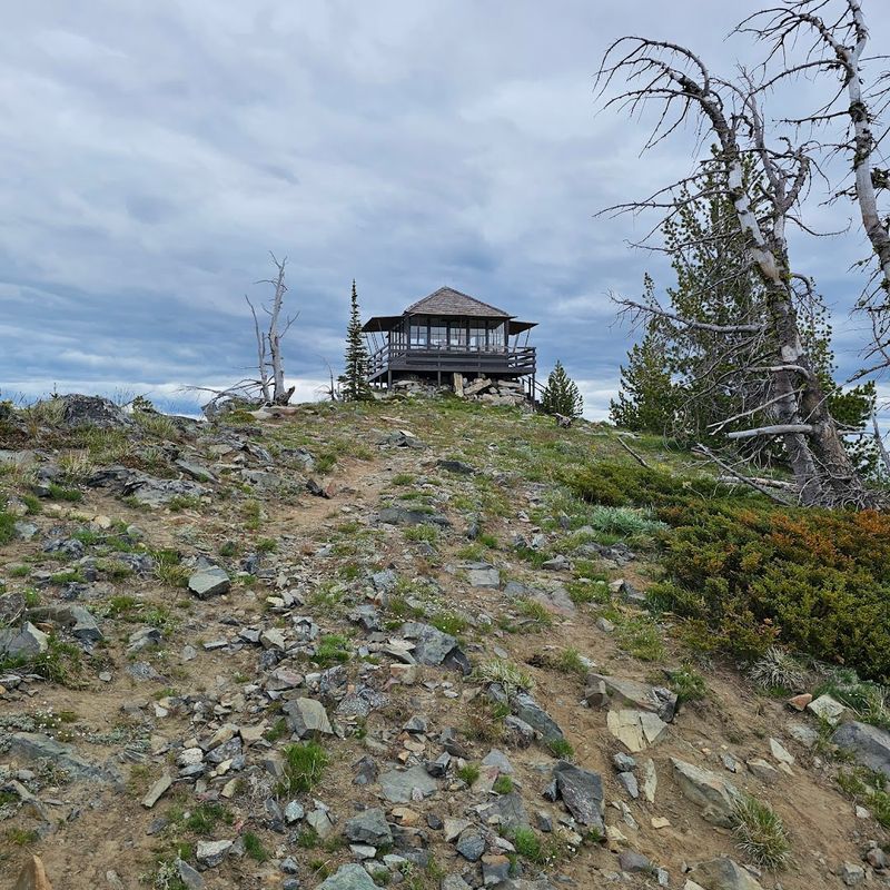 One Last View Before The Climb Down