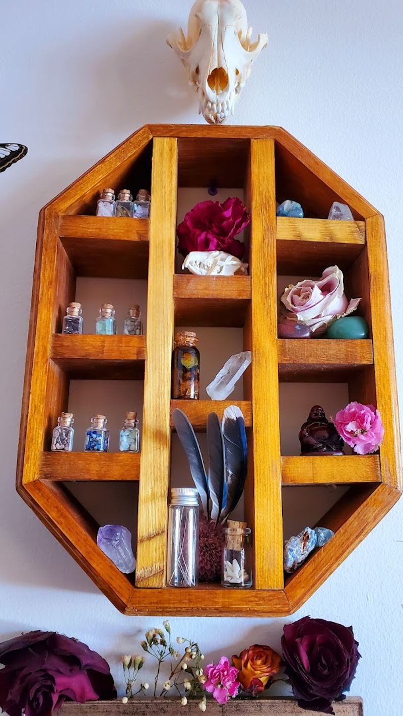 Crystals, Candles, and Mystical Touches