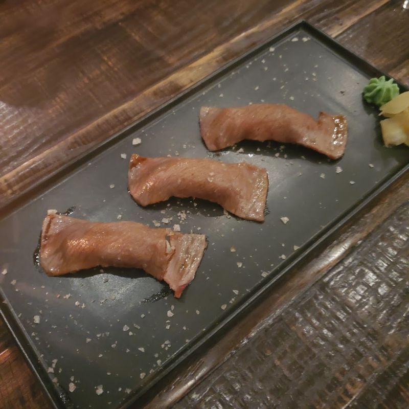 Flame-Seared Miyazaki A5 Wagyu Nigiri