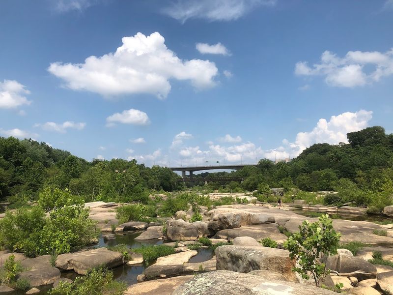 Sunbathing on the Flat Rock Beaches