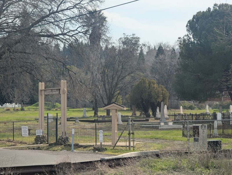 The Only Remnant Is A Relocated Cemetery On Green Valley Road