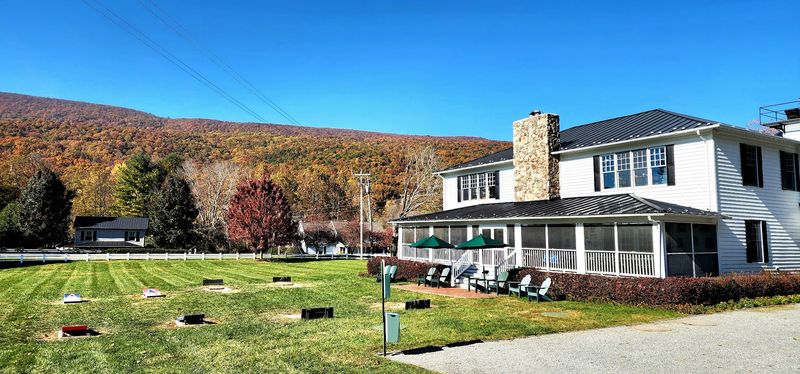 The Screened-In Back Porch Overlooking Tingler's Mill