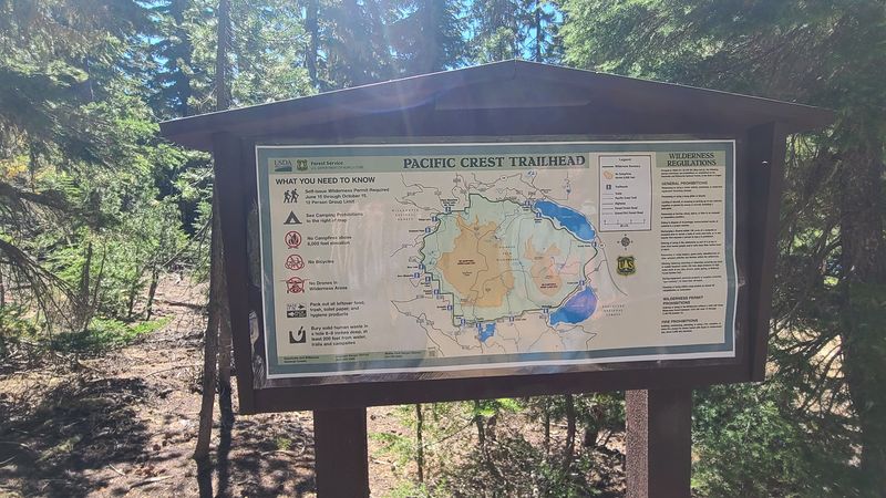 The Pacific Crest Trail Runs Nearby