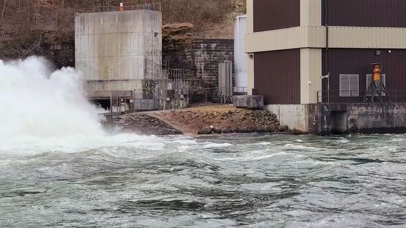 A 184 Foot Earthen Dam Rose In 1944