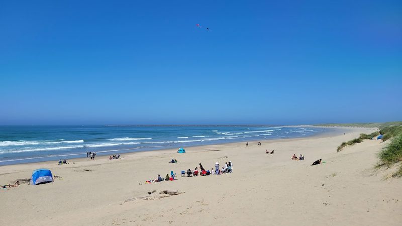 The Beach: Big Waves and Long Sandy Stretches