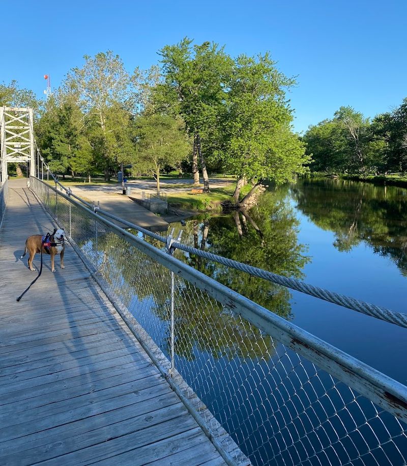 Where Two Parks Meet Across the Tippecanoe River