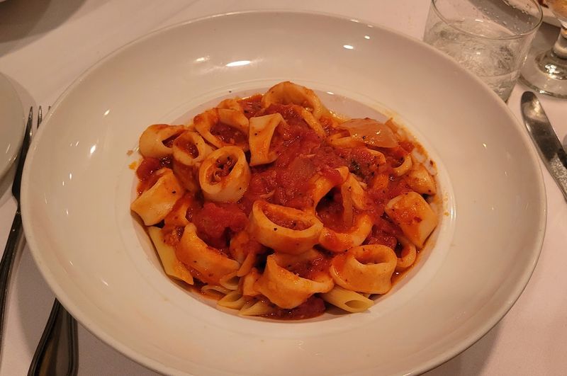 Calamari in Red Sauce Over Pasta Is a Game Changer