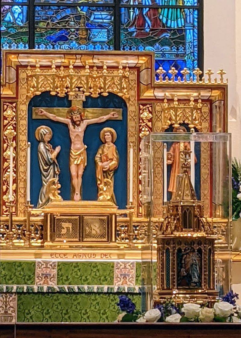 The Spanish-Crafted Reredos and Tabernacle
