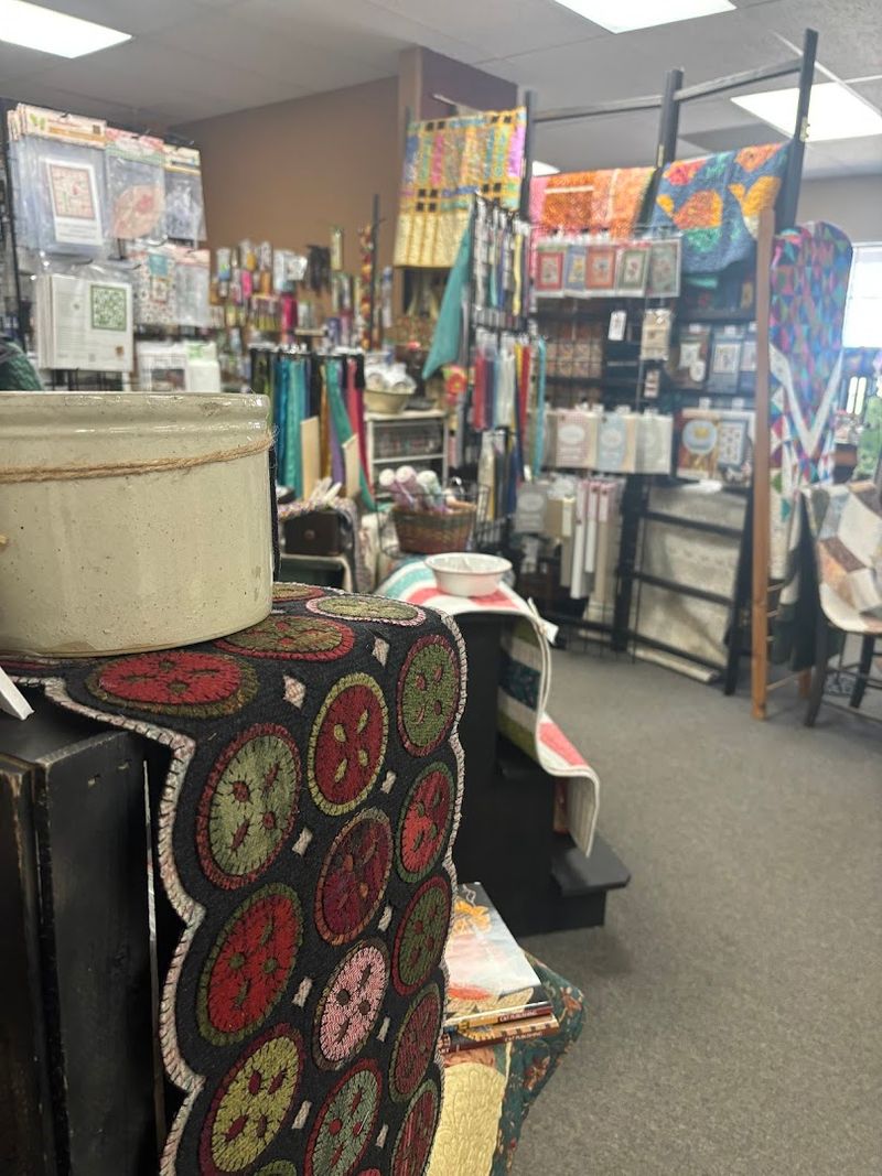 Inspirational Sample Quilts Displayed Throughout the Store