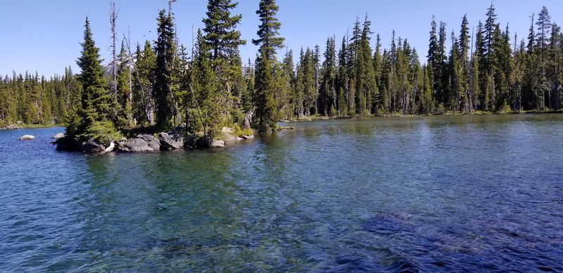 Primitive Camping Around the Lake Shore