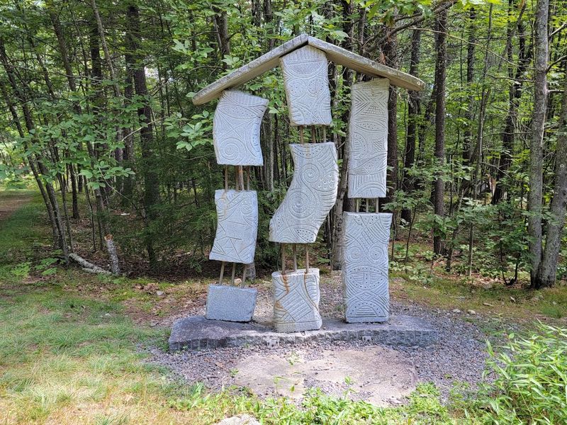 The Welcome Center and Art Gallery Inside the Old Ski Lodge