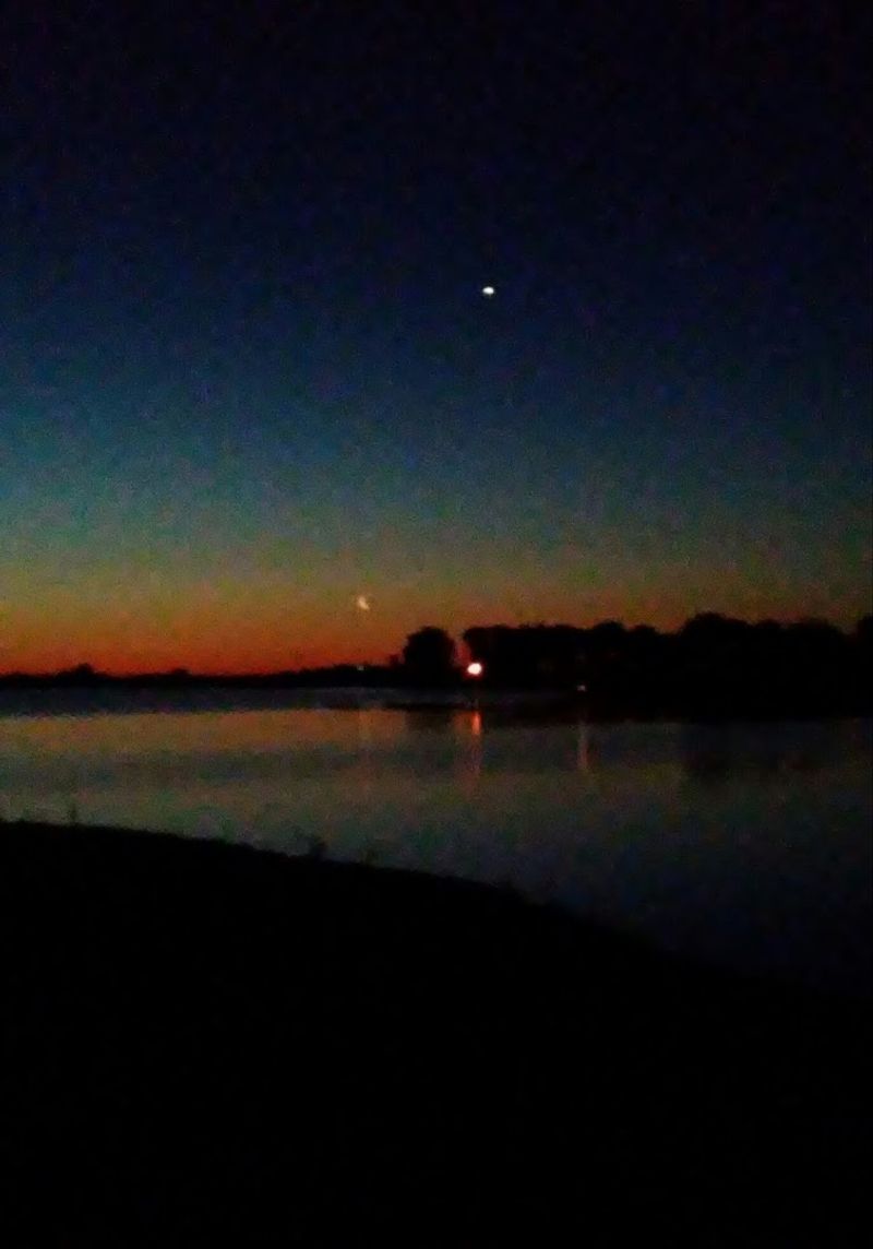 Fireworks Over the Lake on the Fourth