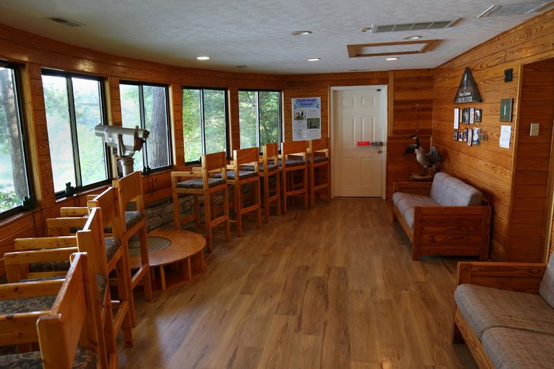 Use Observation Rooms With Telescopes For Lake Birdwatching