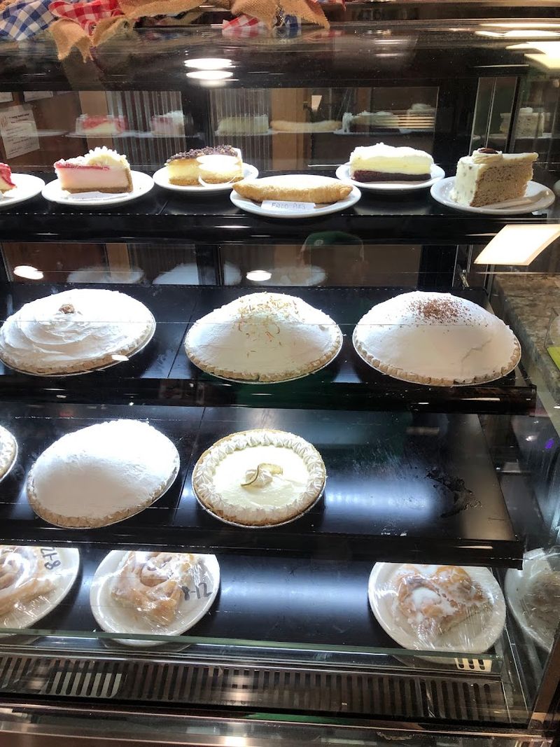 The Pie Case Right at the Door