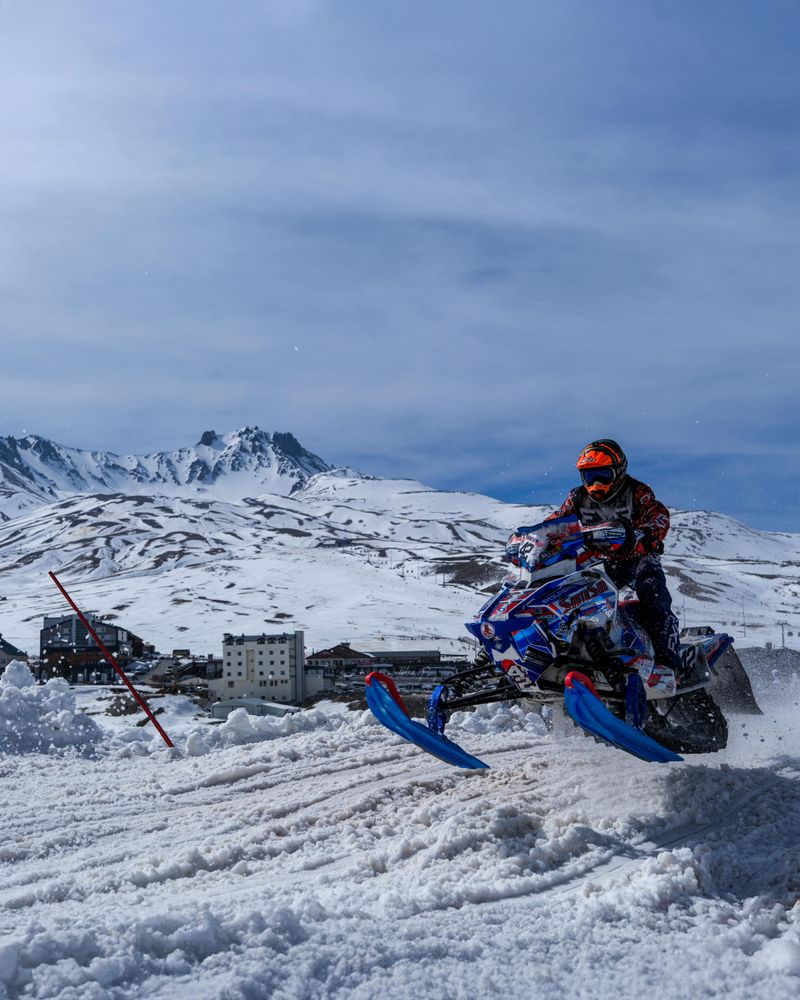 Snowmobile the Taconite Trail, Iron Range, Minnesota