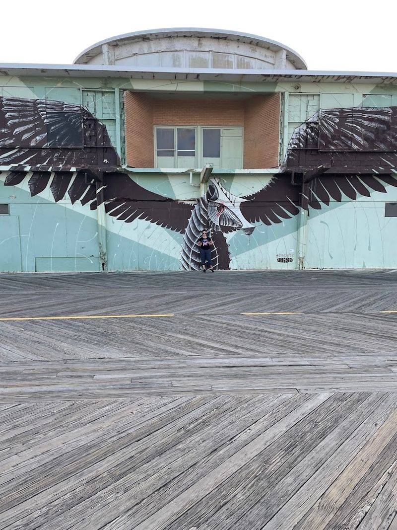The Casino and Steam Plant Buildings as Art Canvases