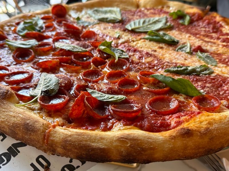 The Brooklyn Round Pizza With Serious Crust Energy