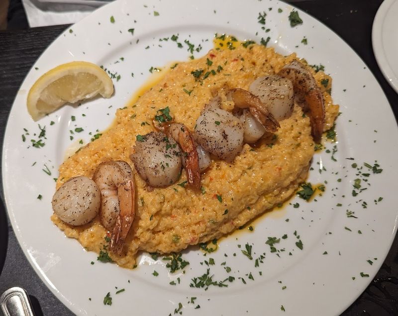 Shrimp And Scallops With Lobster Risotto: The Showstopper Entree