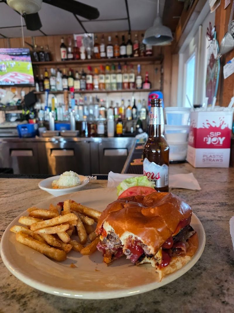 The Famous Oyster Creek Burger and Crowd-Pleasing Menu