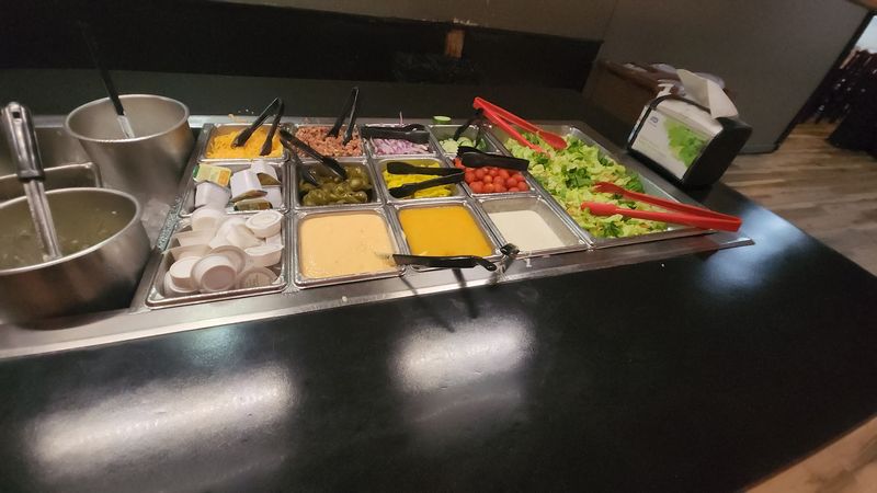 The Salad Bar Keeps The Buffet Feeling Big