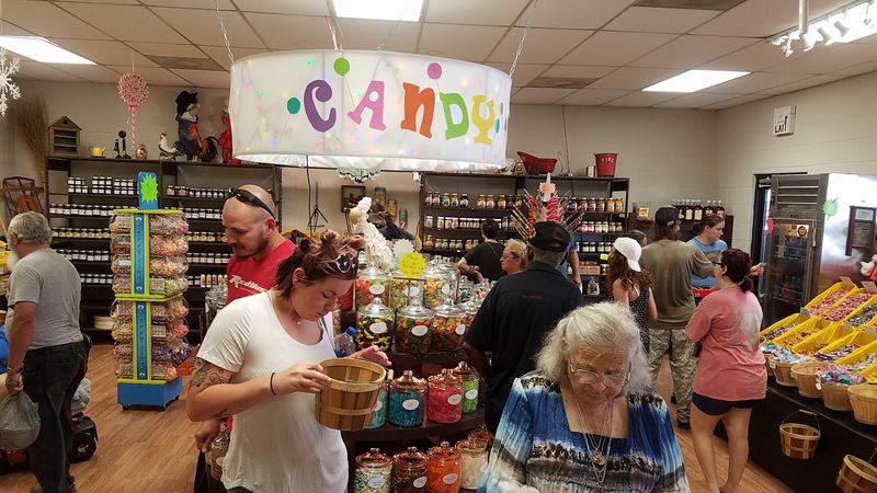 The Candy Store And The On Site Hair Salon