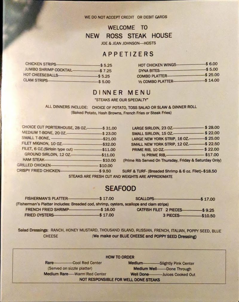 A Classic Menu Rooted in Tradition