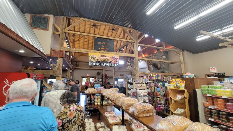 Premium Deli Counter with Artisan Meats and Cheeses