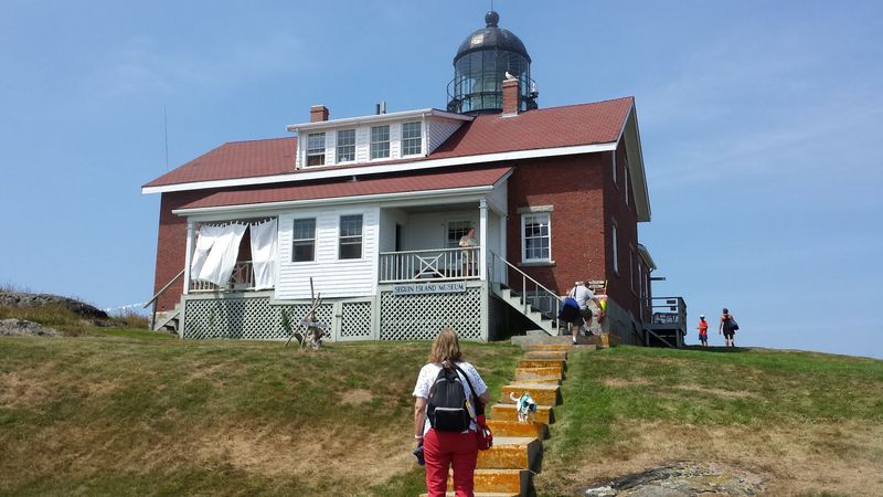 One Last Look Before The Ferry Returns To Popham Beach