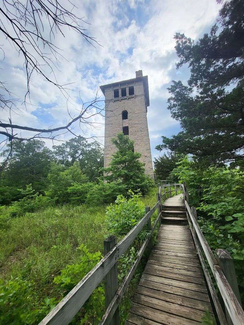 The Water Tower and Carriage House Still Standing