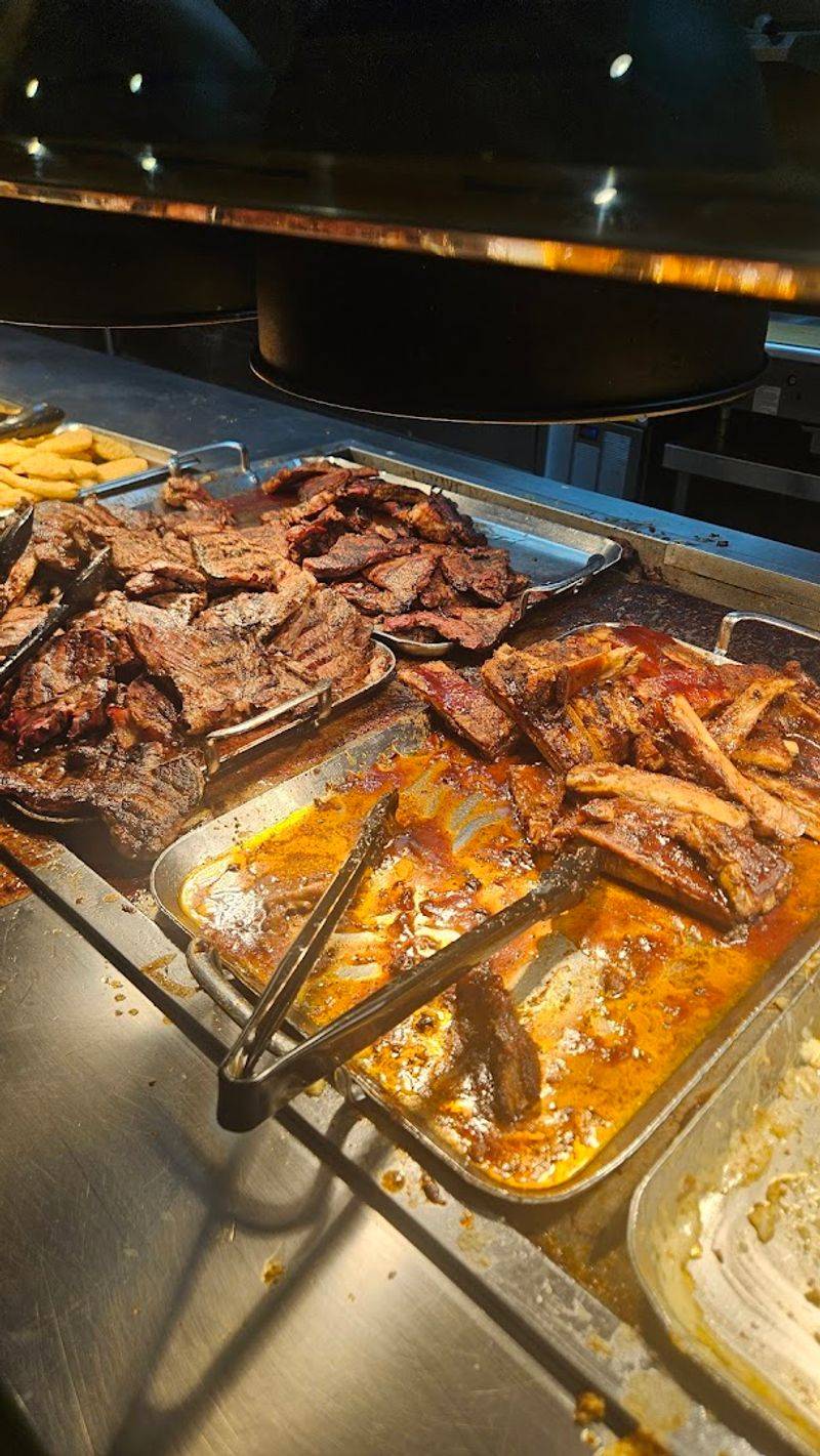 Slow-Roasted Meats at the Carving Station