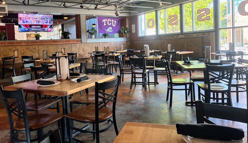 The Atmosphere Inside Cane Rosso Fort Worth