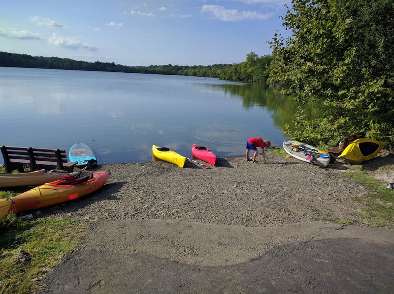 Kayaking And Paddleboarding On The 75-Acre Haledon Reservoir